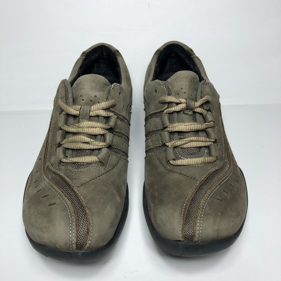 Clarks Womens Wave Wheel Walking Shoes Brown 86510 Leather Lace Up Low Top - Picture 3 of 8